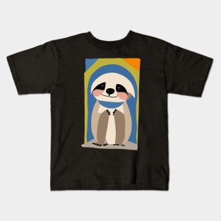 Portrait of Sloth Kids T-Shirt